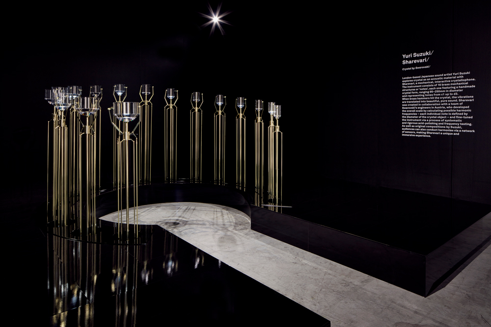 Sharevari, an interactive sound installation by Yuri Suzuki and Swarovski 